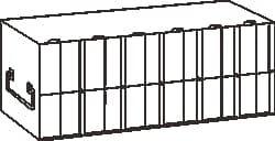Alkali Scientific&trade; Upright Freezer Racks for 96-Well and 384-Well Microtiter Plates with Locking Rod – Rack Only (96-120 Plates)