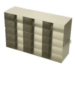 Alkali Scientific&trade; Upright Freezer Racks for 100-Cell Hinged Plastic Storage Boxes, Holds 15 Boxes