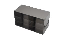 Alkali Scientific&trade; Upright Freezer Rack for 50-Cell 1.5ml Microtube Storage Boxes, 2x3x2 Configuration, 6 Box Capacity