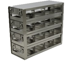 Alkali Scientific&trade; Upright Freezer Drawer Rack for 0.2mL Tube 96-Well PCR Boxes, 4x4 configuration