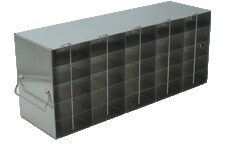 Alkali Scientific&trade; Stainless Steel Upright Freezer Rack for 0.2ml Tube 96-Well PCR Boxes 5 x 5 Configuration, 25 Box Capacity