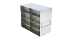 Alkali Scientific&trade; Upright Freezer Rack for Standard 2″ Boxes- Rack Only (2 Boxes Deep x 4 Boxes High)