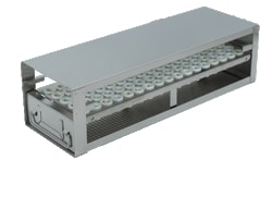 Alkali Scientific&trade; Upright Freezer Drawer Rack for Blood Sample Tubes – Fits 4ml, 4.5ml, 6ml, 7ml Tubes, 85 Capacity, 1 Drawer