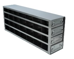 Alkali Scientific&trade; Upright Freezer Rack (UFDMP-74) For 96-Well and 384-Well Microtiter Plates, Holds 84 with Lids, 112 without Lids