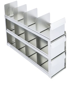 Alkali Scientific™ Upright Sliding Tray Freezer Rack for 3