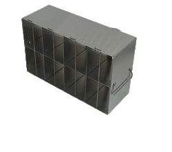 Alkali Scientific&trade; Upright Freezer Racks for 96-Well and 384-Well Plates with Locking Rod – Rack Only (56-64 Plates)