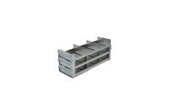 Alkali Scientific™ Upright Sliding Tray Freezer Rack for 2