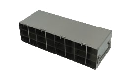 Alkali Scientific&trade; Upright Freezer Rack for SBS Formatted Boxes (Matrix, Micronic, Fluidx, Abgene), 4x3 configuration, 12 Box Capacity