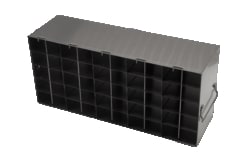 Alkali Scientific&trade; Upright Freezer Rack for SBS Formatted Boxes (Micronic, Fluidx, Abgene), 5x5 configuration, 25 Box Capacity