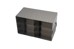 Alkali Scientific™ Upright Freezer Rack for 50-Cell 0.5ml Microtube Storage Boxes, 2x3x2 Configuration, 6 Box Capacity