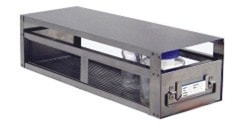 Alkali Scientific™ Upright Freezer Drawer Racks for Storage of Bottles, Area Capacity: 20 5/8″ x 4 1/2″