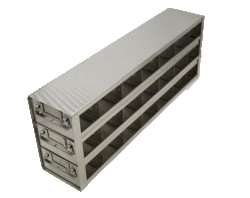 Alkali Scientific&trade; Upright Freezer Drawer Rack for 0.2mL Tube 96-Well PCR Boxes, 7x3 configuration