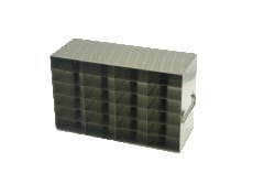 Alkali Scientific&trade; Stainless-Steel Upright Freezer Rack for 25-Place Slide Boxes, 24 Box Capacity