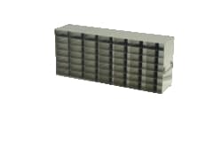 Alkali Scientific&trade; Stainless Steel Upright Freezer Rack for 25-Place Slide Boxes, 7x7, 49 Box Capacity