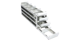 Alkali Scientific&trade; Upright Sliding Tray Freezer Rack for 2
