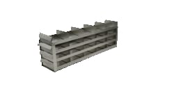 Alkali Scientific&trade; Upright Sliding Tray Freezer Rack for 2