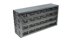 Alkali Scientific&trade; Upright Freezer Rack for SBS formatted boxes, 6x4 configuration