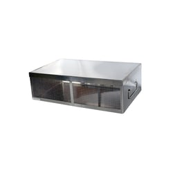 Alkali Scientific&trade; Upright Freezer Rack, Bin Style Organizer, with Lid 6 x 11 Bin, 16 9/16 x 11 x 6 5/8