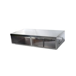 Alkali Scientific&trade; Upright Freezer Rack, Bin Style Organizer, with Lid 12 x 11 Bin, 22 1/16 x 11 x 12 13/16