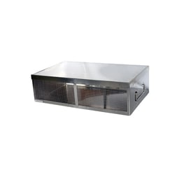 Alkali Scientific&trade; Upright Freezer Rack, Bin Style Organizer, with Lid 4 x 11 Bin, 22 1/16 x 11 x 4 3/4