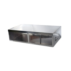 Alkali Scientific&trade; Upright Freezer Rack, Bin Style Organizer, with Lid 11x11 Bin, 26 3/4 x 11 x 11