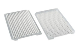 Alkali Scientific&nbsp;CellPro&trade; 96-Well, Silicone Sealing Mats, 50/pk, 96 Square Well, Black Alphanumeric Printing, Silicone, Printed, 