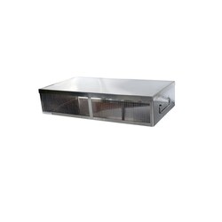 Alkali Scientific&trade; Upright Freezer Rack, Bin Style Organizer, with Lid 8 x 11 Bin, 22 1/16 x 11 x 8 7/8