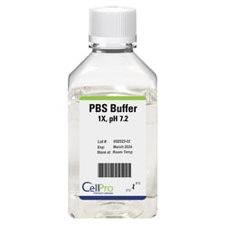Alkali Scientific&nbsp;CellPro&trade; PBS Buffer, 1X, p.H 7.2, 1L, 1 Liter, 10/Case