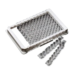 Alkali Scientific ASI™ Immunoplate Strip, 8 Well Strip, Flat Bottom, No Lid, 100/Cs, Medibinding