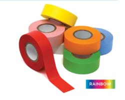 Alkali Scientific ASI 1" wide x 60yd Color Coding Labeling Tape, 2160 Labels