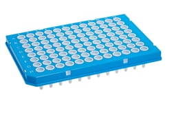 Alkali Scientific ProCycle™ Two-Component PCR Plate, 96-Well, Semi-Skirted PC Frame, 0.25mL White PP Wells, 50/pk