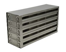 Alkali Scientific&trade; Upright Freezer Racks, for 96 Well & 384 Well Microtiter Plates, Holds 75 with Lids, 100 without Lids