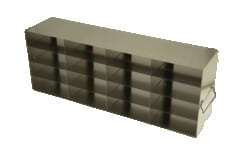 Alkali Scientific™ Upright Freezer Racks for 100-Cell Hinged Plastic Storage Boxes, Holds 16 Boxes