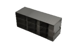 Alkali Scientific&trade; Upright Freezer Rack for 50-Cell 0.5ml Microtube Storage Boxes, 3x3x2 Configuration, 18 Box Capacity