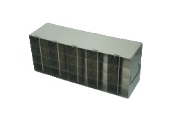 Alkali Scientific&trade; Upright Freezer Racks for 96 Deep-Well Microtiter Plates and Microtube Racks with Locking Rod – Rack Only – 5 x 4, 20 Box Capacity