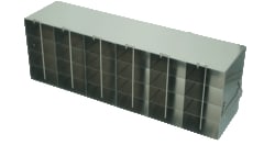 Alkali Scientific&trade; Upright Freezer Racks for 96 Deep-Well Microtiter Plates and Microtube Racks with Locking Rod – Rack Only – 6 x 4, 24 Box Capacity