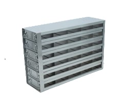 Alkali Scientific™ Upright Freezer Drawer Rack for 96 Deep-Well Microtiter Boxes; 5 x 6 Configuration, 30 Box Capacity