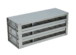 Alkali Scientific™ Upright Freezer Drawer Rack for 96 Deep-Well Microtiter Boxes; 4 x 3 Configuration, 12 Box Capacity