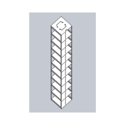 Alkali Scientific™ Vertical Freezer Rack for Mini 3