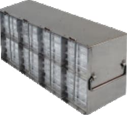 Alkali Scientific™ Upright Freezer Racks for 96-Well and 384-Well Plates with Locking Rod – Rack Only (51-54 Plates)
