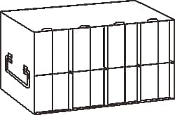 Alkali Scientific&trade; Upright Freezer Racks for 96-Well and 384-Well Plates with Locking Rod – Rack Only (64-80 Plates)