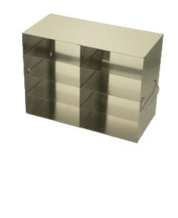 Alkali Scientific™ Upright Freezer Racks for 100-Cell Hinged Plastic Storage Boxes, Holds 8 Boxes