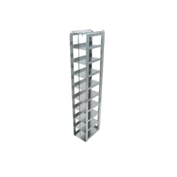 Alkali Scientific&trade; Stainless Steel Chest Freezer Rack for MATRIX Boxes, FluidX Boxes & Micronic Racks, 9 Box Capacity