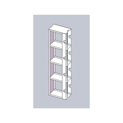 Alkali Scientific&trade; Vertical Freezer Half (Slim) Rack for 3