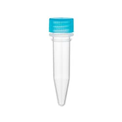 Alkali Scientific&nbsp;CellPro&trade; 2.0mL Sterile Microcentrifuge Tubes, w/ O-Ring & attached Screw Cap, Printed Graduations, Conical bottom, 50/Bag, 1000/Case