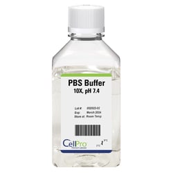 Alkali Scientific&nbsp;CellPro&trade; PBS, 10X, pH 7.4, 500mL, 500ml, 10/case