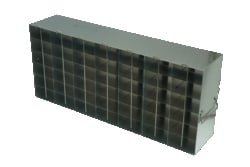 Alkali Scientific&trade; Upright Freezer Racks for 96 Deep-Well Microtiter Plates and Microtube Racks with Locking Rod – Rack Only – 7 x 6, 42 Box Capacity