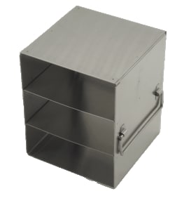 Alkali Scientific&trade; Upright Freezer Rack for 50-Cell 0.5ml & 1.5 ml Microtube Storage Boxes, 1x3x2 Configuration, 6 Box Capacity