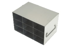 Alkali Scientific&trade; Upright Freezer Rack for 32/8 Flipper JR Reversible Multi-Boxes, 3 x 3 Configuration, 9 Box Capacity