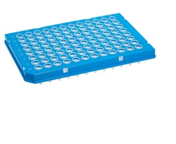 Alkali Scientific ProCycle™ Two-Component PCR Plate, 96-Well, Semi-Skirted PC Frame, 0.25mL Clear PP Wells, 50/pk